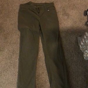 American eagle corduroy pants - olive color